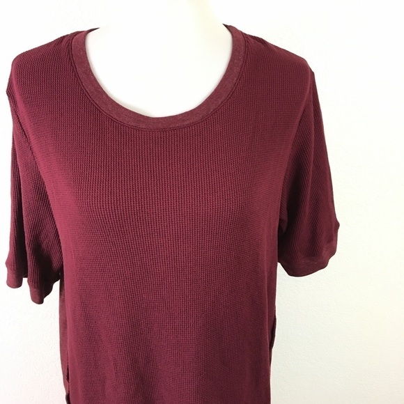 3/$25 Splendid ''Vintage'' Burgundy Thermal Dress - Picture 7 of 7